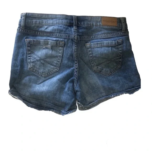 AEROPOSTALE Distressed MIDI SHORTS - Picture 3 of 3